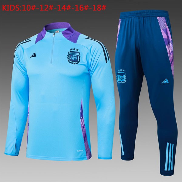 Niños Sudadera De Training Argentina 2024/2025 Azul 3